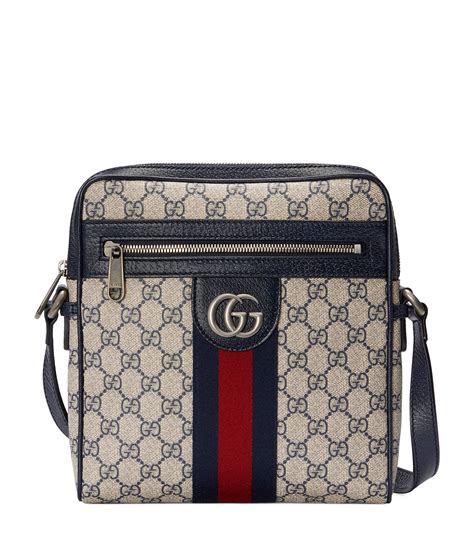 gucci small messenger bag blue|large Gucci Messenger bag.